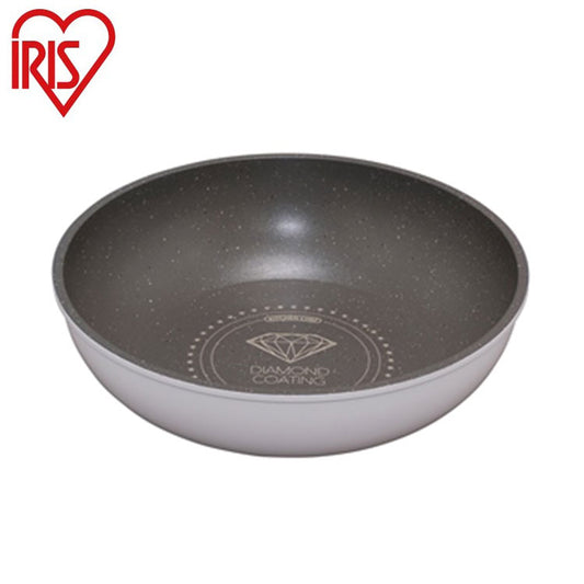 アイリスオーヤマ ダイヤモンドコートパンマーブル 炒めなべ26cm ISN-W26 IRIS OYAMA キッチン 調理用品 キッチンツール(代引不可)