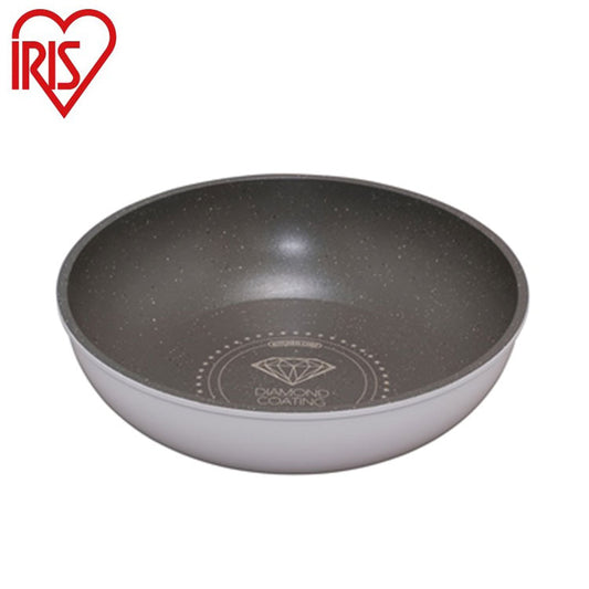 アイリスオーヤマ ダイヤモンドコートパンマーブル 炒めなべ28cm ISN-W28 IRIS OYAMA キッチン 調理用品 キッチンツール(代引不可)