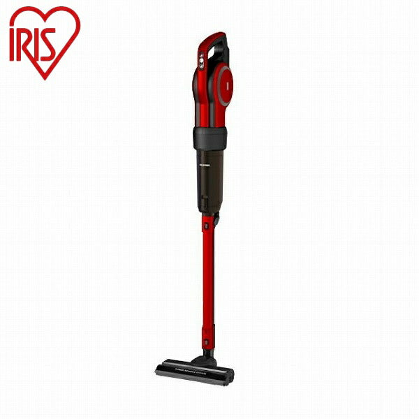 アイリスオーヤマ キャニスティッククリーナー 掃除機 紙パック式 キャニスティッククリーナー IC-CSP5 レッド 掃除機 IRIS OYAMA(代引不可)