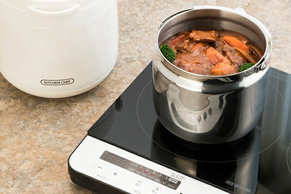 アイリスオーヤマ ダブル真空保温調理鍋 おまかせさん RWP-N45 IRIS OYAMA(代引不可)