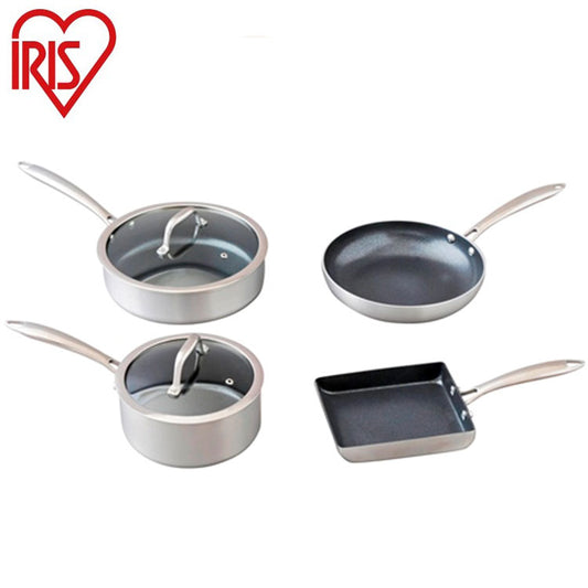 アイリスオーヤマ フライパンセット 6点セット 着脱ハンドル ダイヤモンドグレイス 6点セット DG-SE6 IRIS OYAMA キッチン 調理用品 キッチンツール(代引不可)