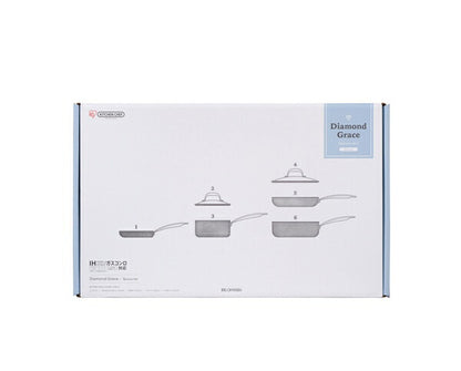 アイリスオーヤマ フライパンセット 6点セット 着脱ハンドル ダイヤモンドグレイス 6点セット DG-SE6 IRIS OYAMA キッチン 調理用品 キッチンツール(代引不可)