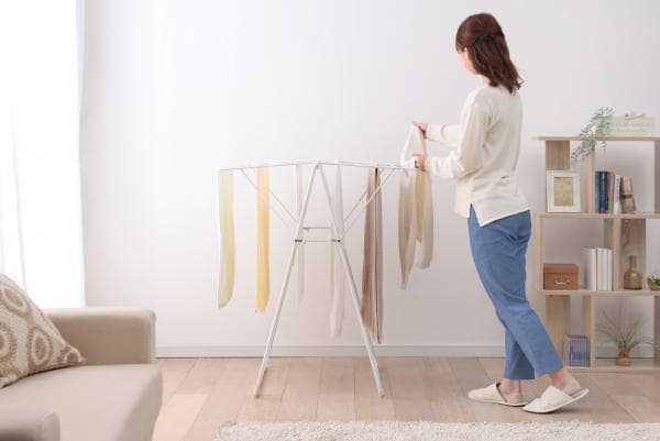 アイリスオーヤマ 物干しスタンド ナチュラル物干しバタフライタイプ NRMH-800F IRIS OYAMA(代引不可)