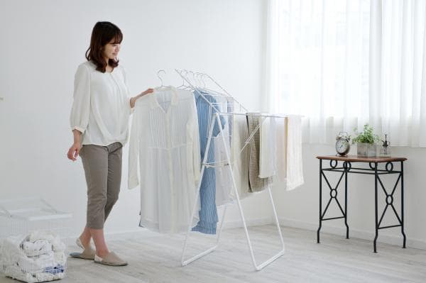 アイリスオーヤマ 物干しスタンド ナチュラル物干しバタフライタイプ NRMH-800F IRIS OYAMA(代引不可)