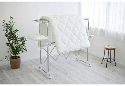 アイリスオーヤマ 組み立て簡単たっぷり物干し KTM-2018R 折りたたみ 伸縮 室内 物干し 布団干し ふとん干し 物干しスタンド IRIS OHYAMA(代引不可)