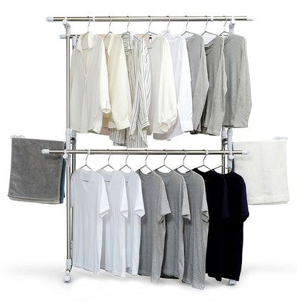 アイリスオーヤマ 組み立て簡単たっぷり物干し KTM-2018R 折りたたみ 伸縮 室内 物干し 布団干し ふとん干し 物干しスタンド IRIS OHYAMA(代引不可)