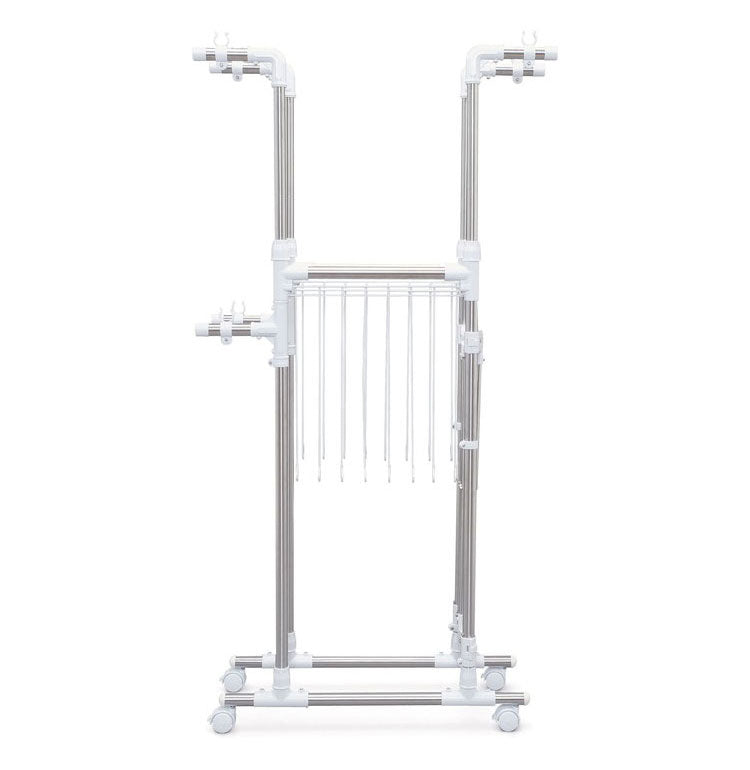 アイリスオーヤマ 組み立て簡単たっぷり物干し KTM-2018R 折りたたみ 伸縮 室内 物干し 布団干し ふとん干し 物干しスタンド IRIS OHYAMA(代引不可)