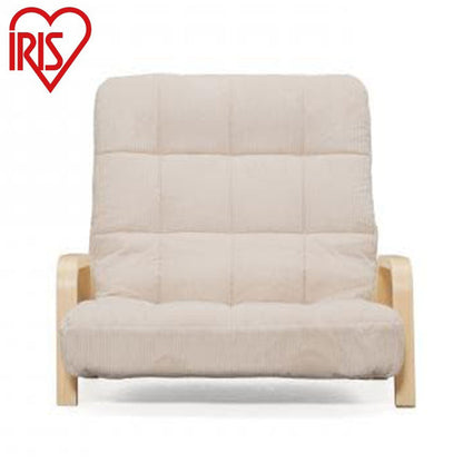 アイリスオーヤマ ウッドアームチェア 座椅子 肘付き リクライニングチェア WAC-LW IRIS OYAMA(代引不可)