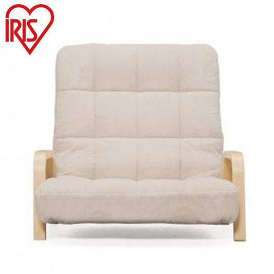 アイリスオーヤマ ウッドアームチェア 座椅子 肘付き リクライニングチェア WAC-LW IRIS OYAMA(代引不可)