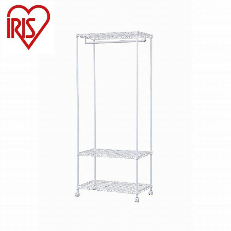 アイリスオーヤマ カラーメタル ワードローブ CMW-75183 ホワイト IRIS OHYAMA(代引不可)