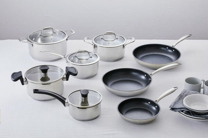 アイリスオーヤマ ステンレスシリーズ 両手鍋24cm ガラスふた付 SP-P24 IRIS OYAMA キッチン 調理用品 キッチンツール(代引不可)