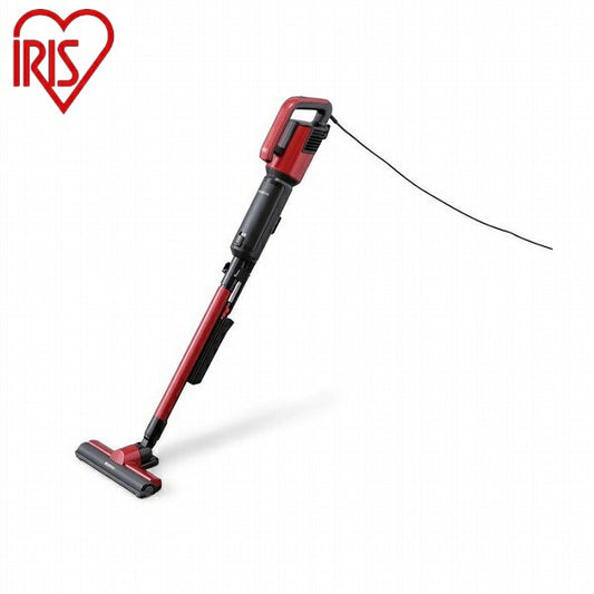 アイリスオーヤマ 極細軽量スティッククリーナー IC-SBA6-R レッド 紙パック式 極細軽量スティッククリーナー 新生活 IRIS OYAMA(代引不可)