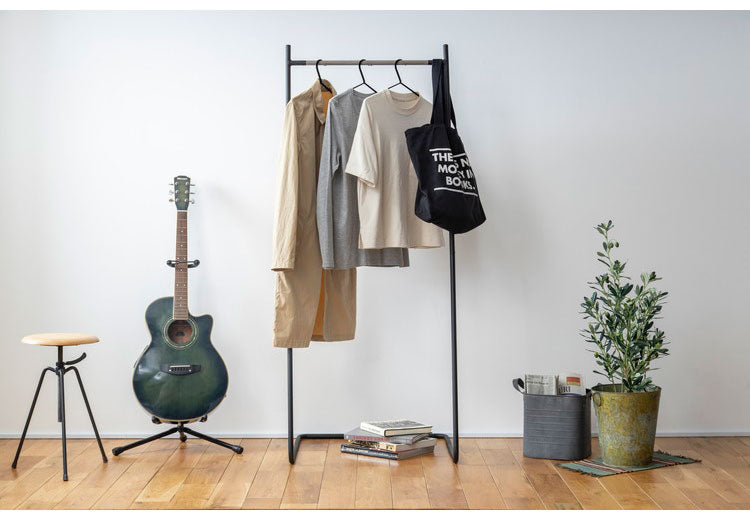 アイリスオーヤマ ハンガーラック スタイルハンガー ベーシックタイプ PI-B150 ブラック スリム コートハンガー 洋服掛け スリム 省スペース おしゃれ IRIS OHYAMA(代引不可)