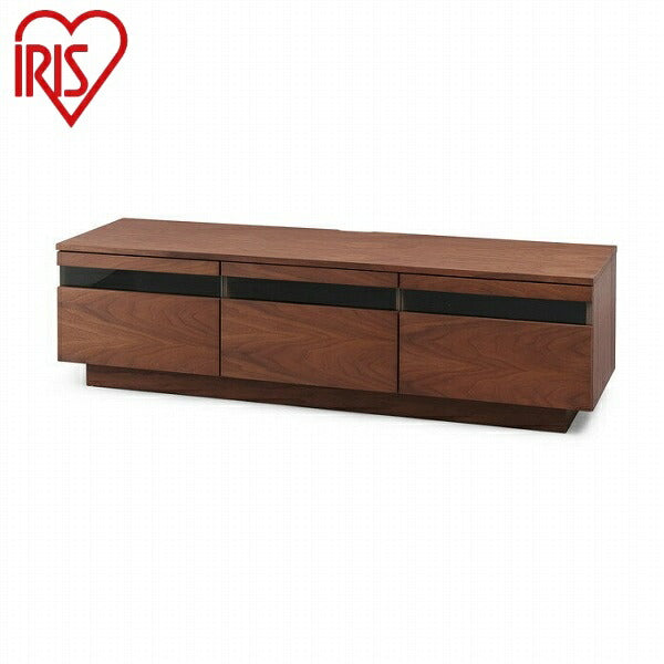 アイリスオーヤマ ボックステレビ台 アッパータイプ BTS-GD150U-WN ウォールナット テレビ台 ~65V型対応 IRIS OYAMA(代引不可)