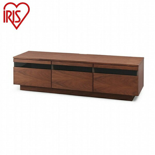 アイリスオーヤマ ボックステレビ台 アッパータイプ BTS-GD150U-WN ウォールナット テレビ台 ~65V型対応 IRIS OYAMA(代引不可)