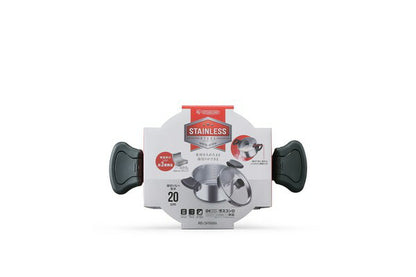 アイリスオーヤマ ステンレスシリーズ 湯切り鍋両手20cm ガラスふた付 SP-PY20 IRIS OYAMA キッチン 調理用品 キッチンツール(代引不可)