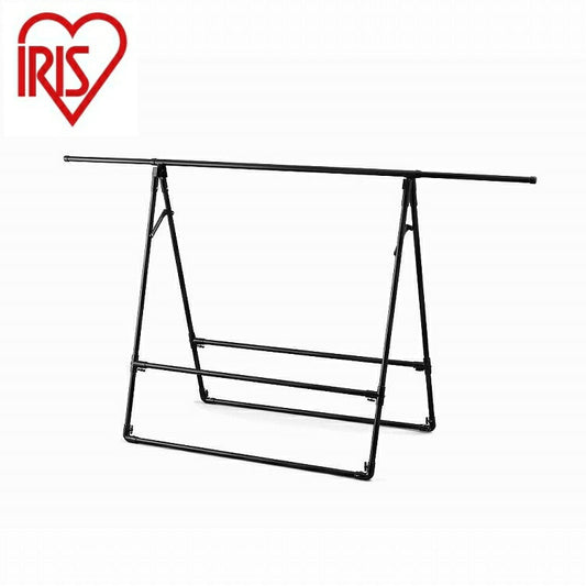 アイリスオーヤマ ふとん干しスタンドタイプ ワイド FSA-120S ブラック IRIS OHYAMA(代引不可)
