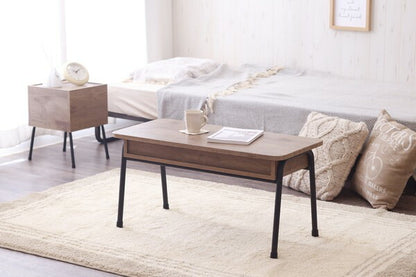 テーブル ローテーブル 収納付き センターテーブル テレビ台 おしゃれ アイアンウッドIWCT-800 コンパクト おしゃれ ローテーブル 新生活 コンパクト HIROBIROシリーズ(代引不可)