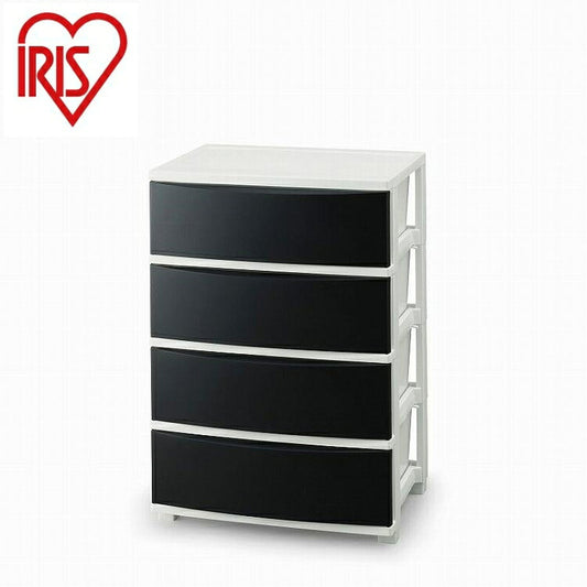アイリスオーヤマ ワイドチェスト CLN-544 ブラック/ホワイト IRIS OHYAMA(代引不可)