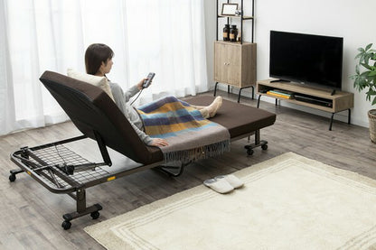 アイリスオーヤマ 折りたたみ電動リクライニングベッド 電動ベッド 折りたたみベッド OTB-FDN IRIS OYAMA(代引不可)