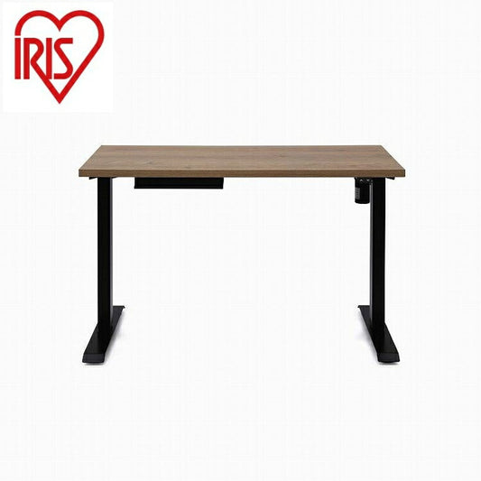 アイリスオーヤマ 電動昇降テーブル DST-1200 ブラック IRIS OHYAMA(代引不可)