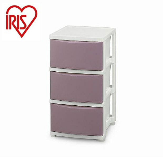 アイリスオーヤマ スリムチェスト CLN-323 ピンク/ホワイト IRIS OHYAMA(代引不可)