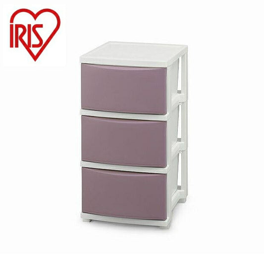 アイリスオーヤマ スリムチェスト CLN-323 ピンク/ホワイト IRIS OHYAMA(代引不可)