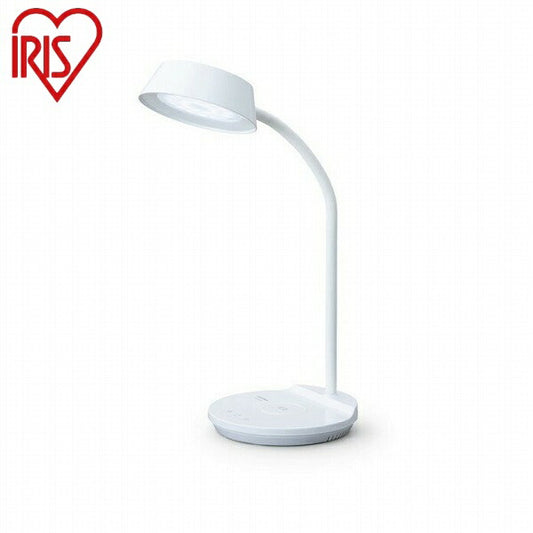 アイリスオーヤマ LEDデスクライトQi充電シリーズ 平置きタイプ 調光・調色 LDL-QFDL-W ホワイト Qi充電シリーズ LEDデスクライト 平置きタイプ 調光・調色 IRIS OYAMA(代引不可)