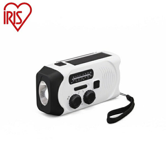 アイリスオーヤマ 手回し充電ラジオライト JTL-29 ホワイト 手回し充電ラジオライト IRIS OYAMA(代引不可)