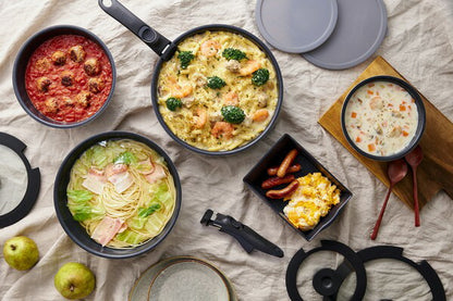 アイリスオーヤマ フライパンセット ガス12点セット 着脱ハンドル ダイヤモンドコートパンディープラス ガス12点セット DCG-S12S IRIS OYAMA キッチン 調理用品 キッチンツール(代引不可)