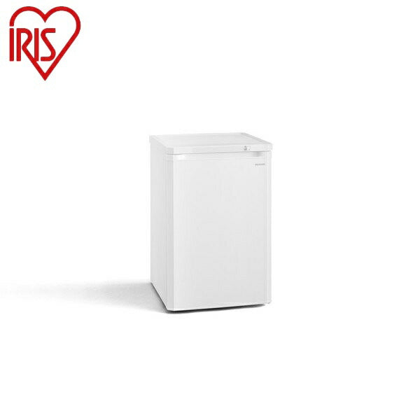 アイリスオーヤマ 前開き冷凍庫 85L IUSD-9B-W ホワイト 冷凍庫 85L・右開き IRIS OYAMA(代引不可)