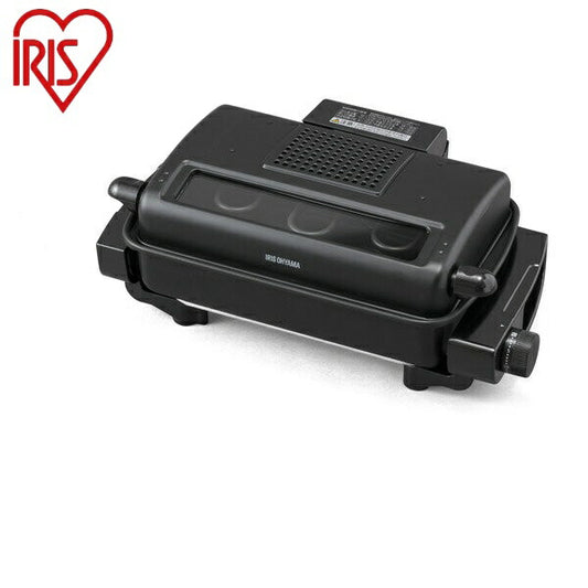 アイリスオーヤマ マルチロースター 容器付 EMT-1103-B ブラック マルチロースター 容器付 IRIS OYAMA(代引不可)