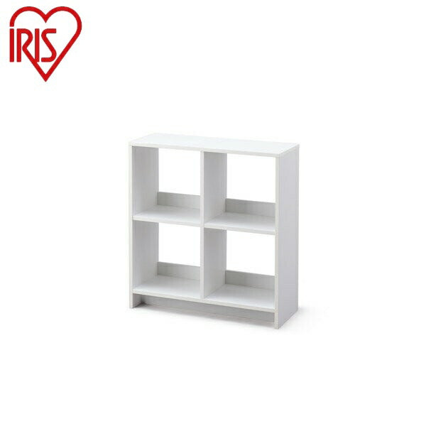 アイリスオーヤマ ウッドオープンシェルフ WOS-4 ウォームホワイト ウッドオープンシェルフ IRIS OYAMA(代引不可)