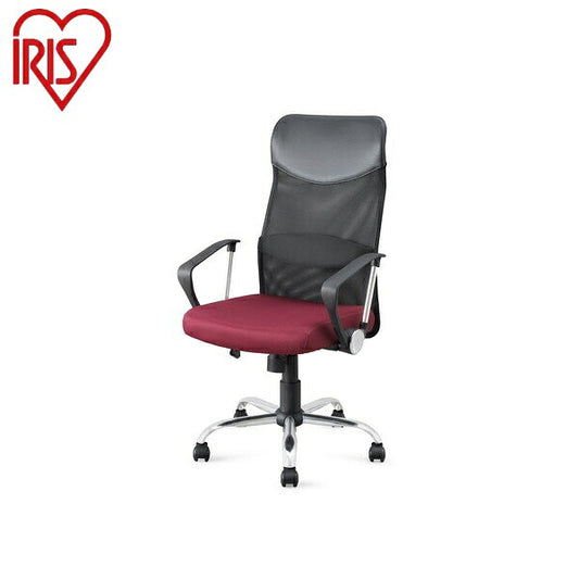 アイリスオーヤマ メッシュバックチェア ハイバック OFC-MBH ボルドー メッシュバックチェア ハイバック ボルドー IRIS OYAMA(代引不可)