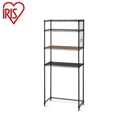 アイリスオーヤマ カラーメタルラック ペール上ラック ハイタイプ CMM-PRH7518 ブラック カラーメタルラック ペール上ラック ハイタイプ ブラック IRIS OYAMA(代引不可)