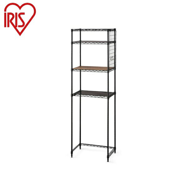 アイリスオーヤマ カラーメタルラック ペール上ラック ハイタイプ CMM-PRH5518 ブラック カラーメタルラック ペール上ラック ハイタイプ ブラック IRIS OYAMA(代引不可)