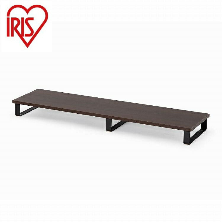 アイリスオーヤマ モニター台ガラスタイプW1000 MNS-1000G IRIS OHYAMA(代引不可)