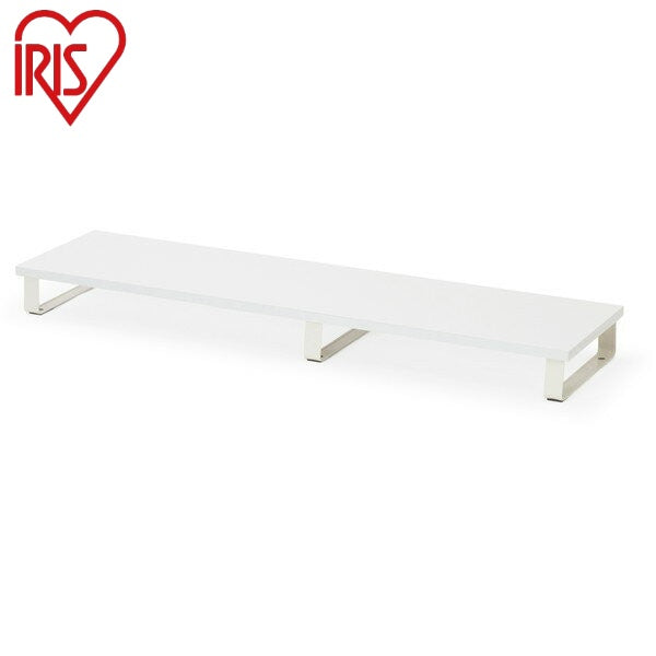 アイリスオーヤマ モニター台 MNS-1000 ホワイト モニター台 IRIS OYAMA(代引不可)