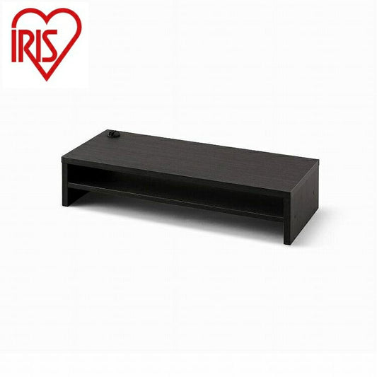 アイリスオーヤマ モニター台 MNS-1000 ブラウン IRIS OHYAMA(代引不可)