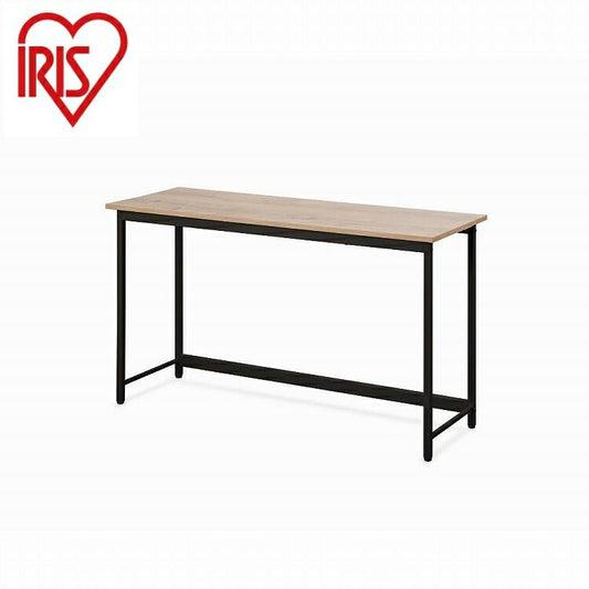 アイリスオーヤマ ベーシックデスク1200×400 BDK-1240 ライトナチュラル/ブラック IRIS OHYAMA(代引不可)