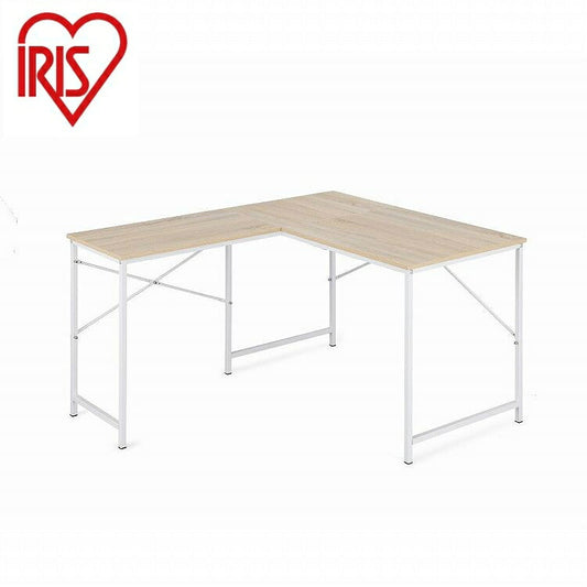 アイリスオーヤマ L型デスク LDK-1311 ライトナチュラル/ホワイト IRIS OHYAMA(代引不可)