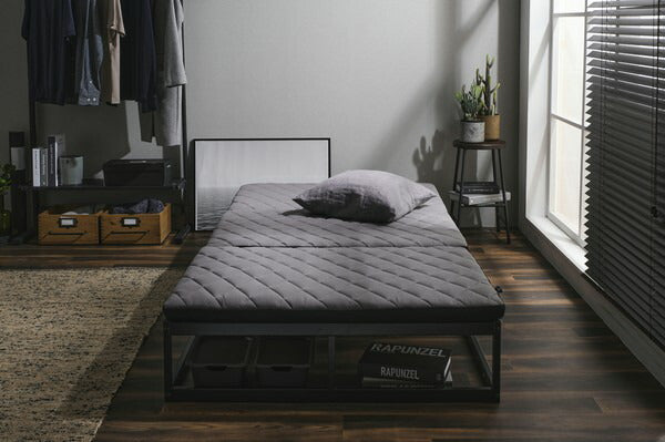 アイリスオーヤマ マットレス 厚さ6cm 三つ折り 折りたたみ シングル MEN'SAiry エアリーマットレス AMEN60-S IRIS OYAMA(代引不可)