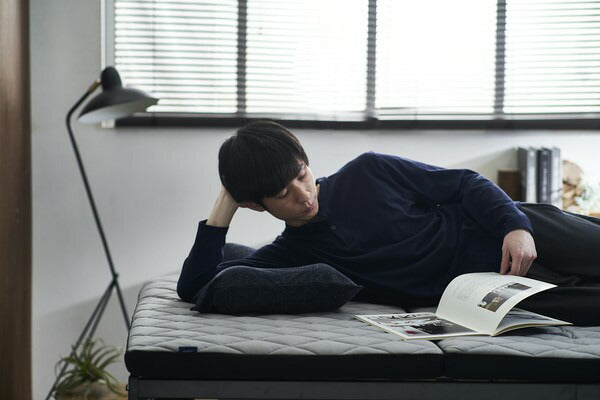 アイリスオーヤマ マットレス 厚さ6cm 三つ折り 折りたたみ シングル MEN'SAiry エアリーマットレス AMEN60-S IRIS OYAMA(代引不可)