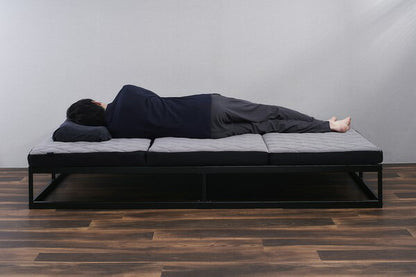 アイリスオーヤマ マットレス 厚さ9cm 三つ折り 折りたたみ シングル MEN'SAiry エアリーマットレス AMEN90-S IRIS OYAMA(代引不可)