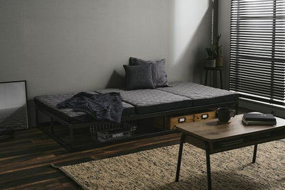 アイリスオーヤマ マットレス 厚さ9cm 三つ折り 折りたたみ シングル MEN'SAiry エアリーマットレス AMEN90-S IRIS OYAMA(代引不可)