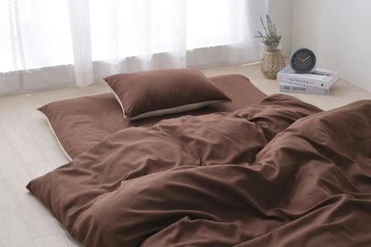 アイリスオーヤマ ふっくら布団9点セット 布団セット 寝具9点セット 掛け布団 敷き布団 枕 掛け布団カバー 敷き布団カバー 枕カバー2枚 除湿シート 収納バッグ ブラウン KFS-F9S IRIS OYAMA(代引不可)