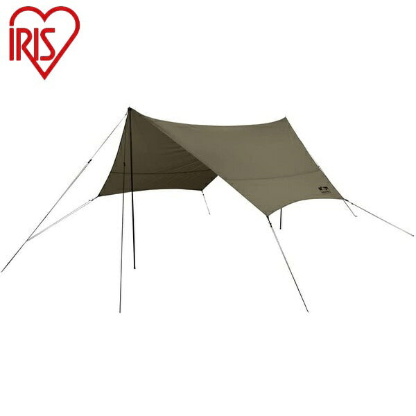 アイリスオーヤマ ヘキサタープ HT-440 カーキ ヘキサタープ IRIS OYAMA(代引不可)