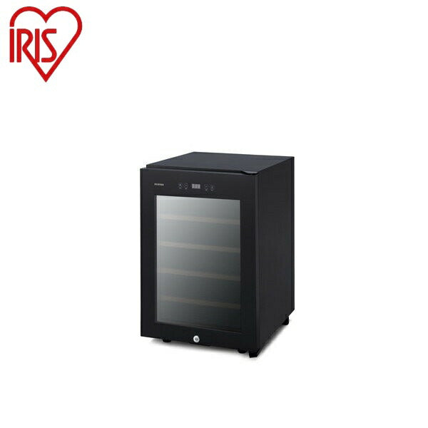 アイリスオーヤマ ワインセラー 49L IWC-C161A-B ブラック ワインセラー 16本 IRIS OYAMA(代引不可)