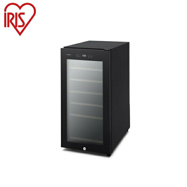 アイリスオーヤマ ワインセラー 83L IWC-C321A-B ブラック ワインセラー 32本 IRIS OYAMA(代引不可)