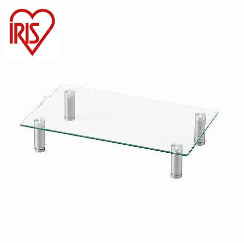 アイリスオーヤマ モニター台 引出し付き MNS-590H-OW オフホワイト IRIS OHYAMA(代引不可)